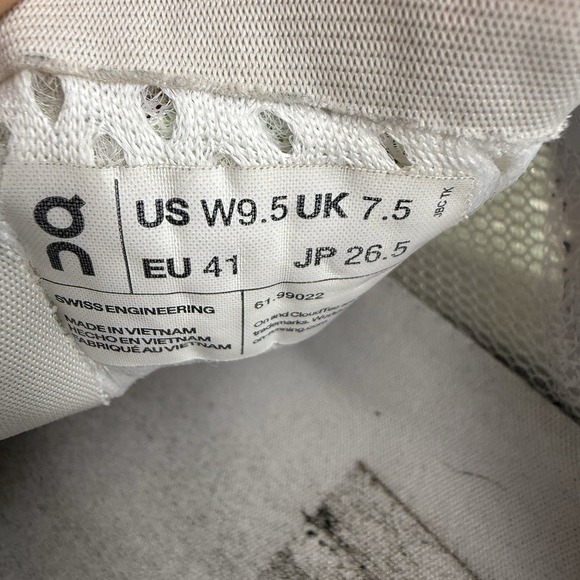 On Cloud Cloudmonster Running Shoes Women's Size 9.5 Grey Green - Picture 8 of 8